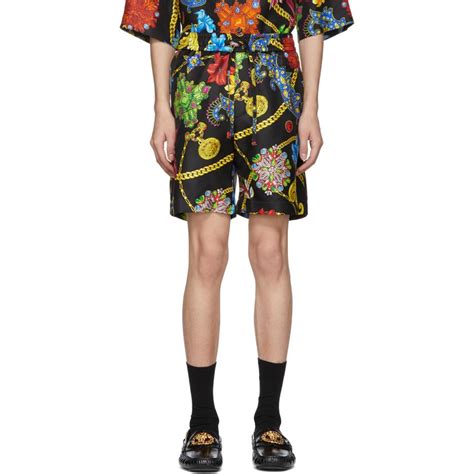 versace shorts men's|versace shorts and shirt set.